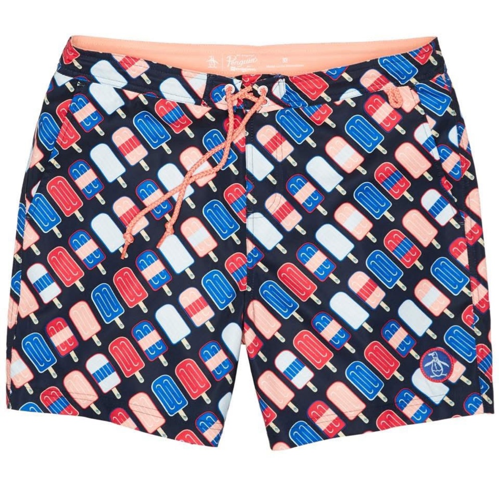 Original Penguin Mungingwrar Popsicle Pattern Board Shorts